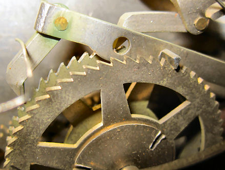 The Standard Electric Time Company clock ratchet pawl