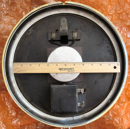 The Standard Electric Time Company clock rear view