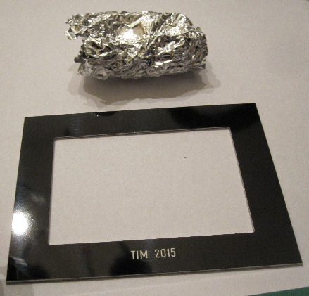 LCD, Adrino and Mitel Modem in aluminum foil