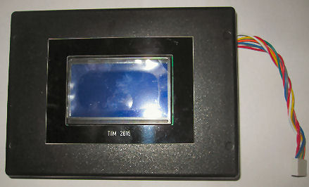 QC12864B2 blue 128x64 Graphic LCD face
