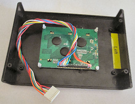 QC12864B2 blue 128x64 Graphic LCD underside