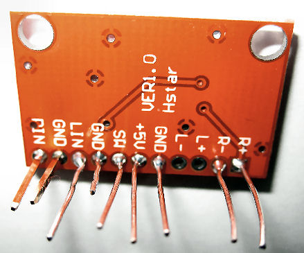 PAM8403 3W Ampilfier Bottom