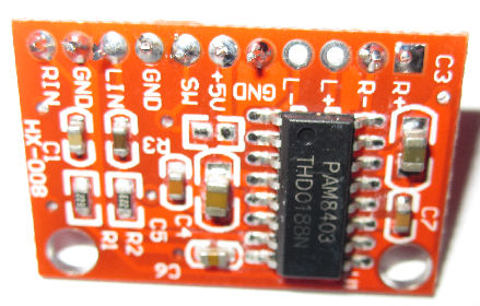 PAM8403 3W Ampilfier Top